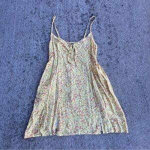 Wild Fable Yellow Floral Mini Dress w/ Pockets